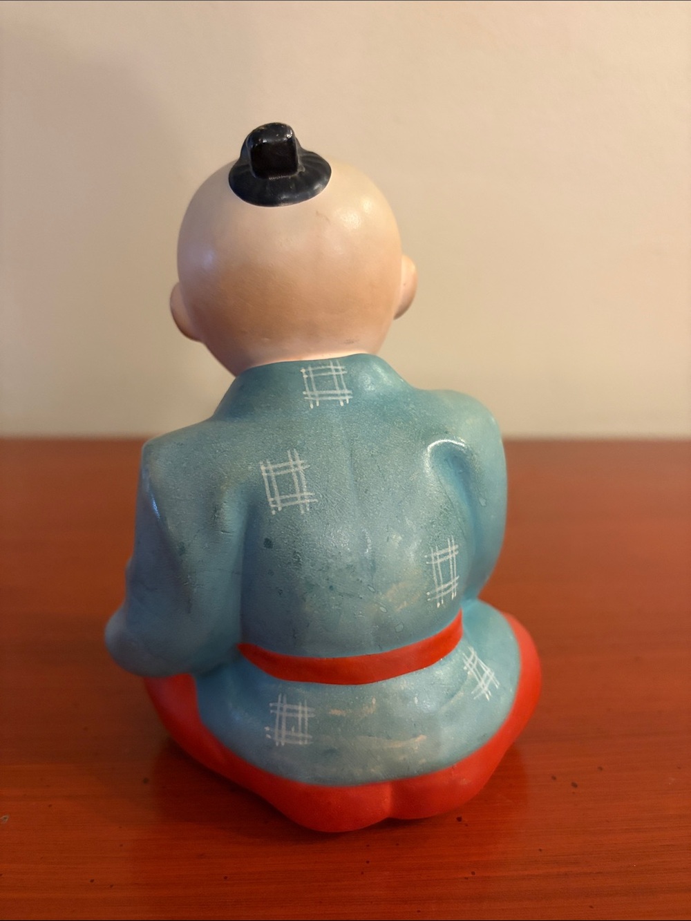 Vintage Japanese Hand-Painted
Ceramic Fukusuke Figurine - Picture 3 of 5